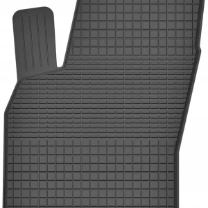 DYWANIK GUMOWY KIEROWCY czarne korytkowe dywaniki samochodowe rant 2CM 1szt Tani