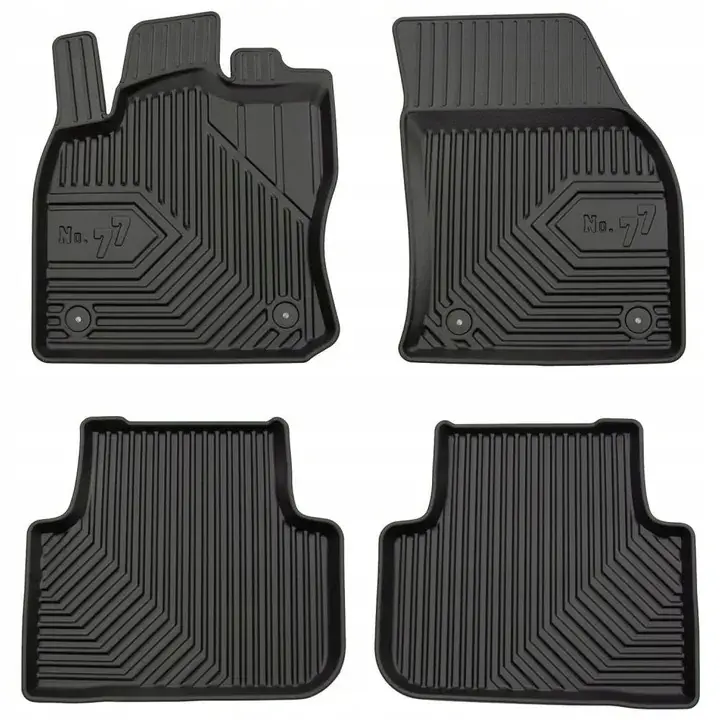 Bezpieczna płatność VW Tiguan 2 II od 2016- DYWANIKI GUMOWE KORYTKA 77