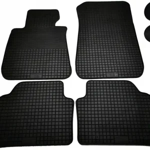 Dywaniki gumowe do BMW 3 E90 E91 (2005-2012) bezzapachowe+RZEPY dedykowane Promocja