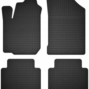 DYWANIKI SAMOCHODOWE GUMOWE CZARNE - Korytkowe rant 2CM KOMPLET Szybka dostawa
