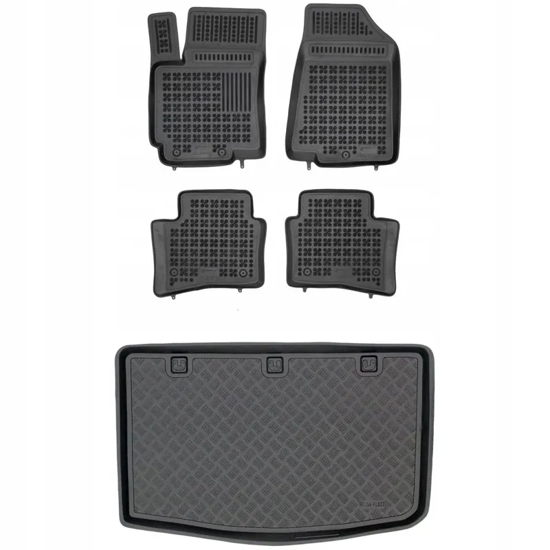 Zestaw dywaniki i mata korytka Kia Rio III 2011-2017 Hatchback + Stopery Ekspresowa dostawa