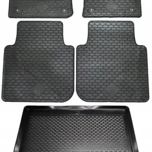 Skoda KODIAQ 5 osobowy (2017-) dywaniki gumowe bezzapachowe +mata bagażnika Oryginalny