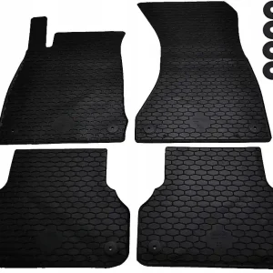 Zwrot pieniędzy Dywaniki gumowe do AUDI A4 B9 S4 (2015-) bezzapachowe + stopery ORYGINALNE