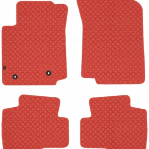 Najlepsza cena Toyota Aygo II 2014- Dywaniki guma CZERWONA