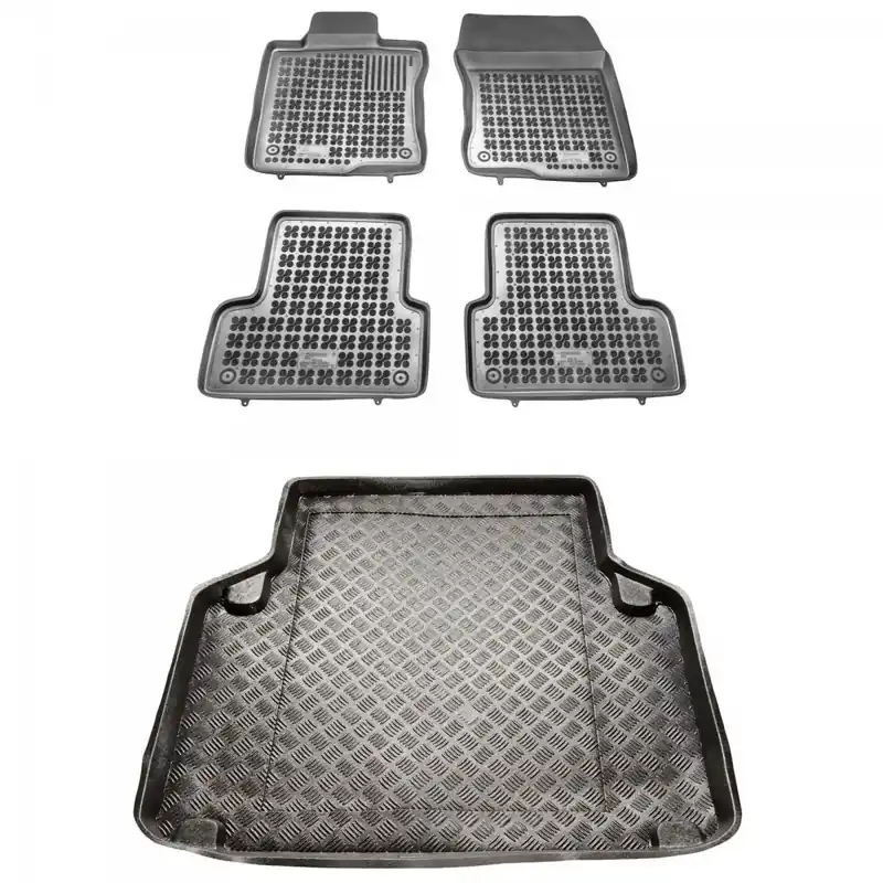 Zestaw dywaniki i mata korytka Honda Accord VIII 2008-2015 Kombi + Stopery Oryginalny