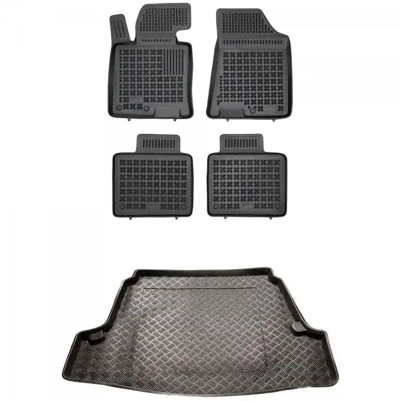 Zestaw dywaniki i mata korytka Hyundai i40 2011-2019 Sedan + Stopery Oferta limitowana