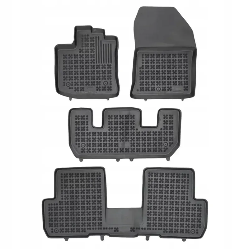 Dywaniki korytka gumowe samochowe Dacia Lodgy 2012-2021 wersja 7-osobowa Kup teraz