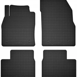 DYWANIKI SAMOCHODOWE GUMOWE CZARNE - Korytkowe rant 2CM KOMPLET Oryginalny