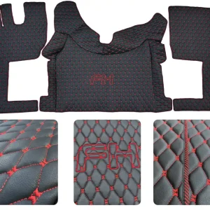 Dywaniki samochodowe kompatybilne z Volvo FH, 2013+, haft, logo Promocja