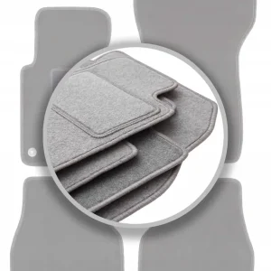 dywaniki welurowe OSLO szare do: BMW 3 E36 cabrio 1993-2001 Oryginalny