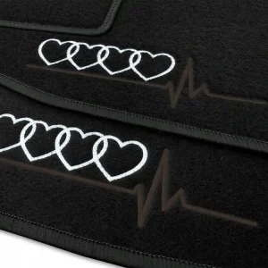 Tani DYWANIKI WELUROWE AUDI 80 B3 (1986-1991) CZARNE + 2x AUDI EDITION BRĄZOWE