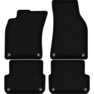 Dywaniki welurowe BASIC czarne do: Audi A6 C6 sedan, kombi, avant (2004-200 Nowość