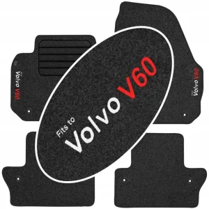 Nowość Volvo V60 I 2011-2018 Dywaniki z HAFTEM