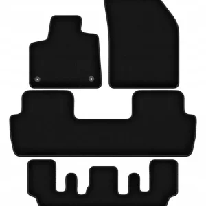 Darmowa dostawa Dywaniki welurowe BASIC czarne do: Peugeot 5008 II GT line 7 os (2017-2020)
