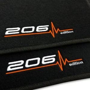 DYWANIKI WELUROWE PEUGEOT 206+ PLUS (09-12) + HAFT Ostatnia szansa