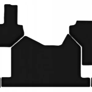 Dywaniki welurowe BASIC czarne do: Mercedes Actros MP5 ciężarowy (2019-) Popularny