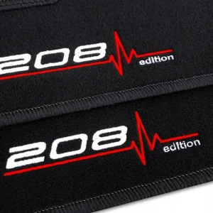 Wysoka jakość DYWANIKI WELUROWE PEUGEOT 208 II (2019 - …) + HAFT