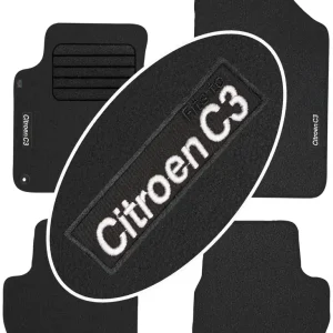 Citroen C3 II 2009-2016 Welurowe z NAPISEM Zwrot pieniędzy