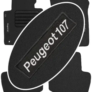 Oferta limitowana Peugeot 107 FL 2009-2014 Welurowe z NAPISEM