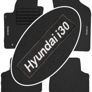 Premium Hyundai i30 I HB 2007-2012 Welurowe z NAPISEM