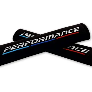 NAKŁADKI NA PASY CZARNE 2 SZT,EXTRA DESIGN, PREZENT+HAFT PERFORMANCE, HIT Popularny