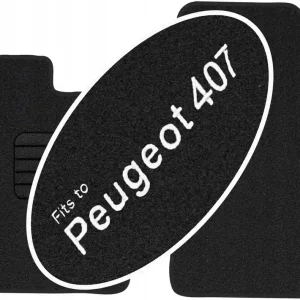 Autentyczny Peugeot 407 2004-2011 Welurowe z NAPISEM