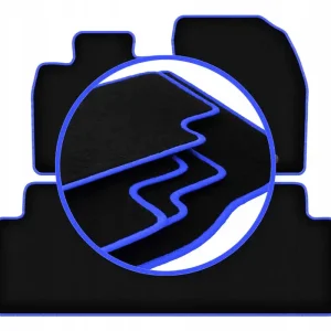 Oryginalny dywaniki samochodowe BLUE do: Toyota Avensis III T27 kombi, liftback, sedan