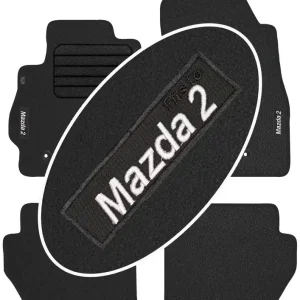 Mazda 2 II 2007-2014 Welurowe z NAPISEM Nowość