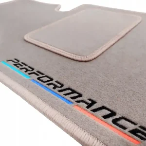 Najlepsza cena DYWANIKI BEŻOWE DO BMW X6 E71 (2008 - 2014) + HAFT