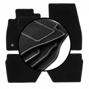 Dywaniki welurowe komplet do: Ford Fiesta MK8 hatchback (2017-) Szybka dostawa