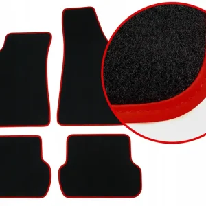 DYWANIKI WYCIERACZKI "EXTRA" 8 mm PEUGEOT 106 (1991-2003)CZERWONY NUBUK Ostatnia szansa