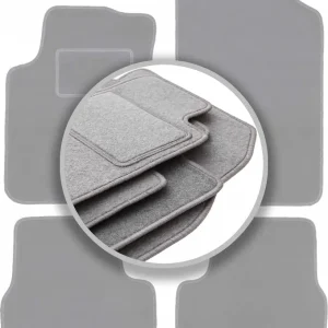 Najlepsza cena dywaniki welurowe OSLO szare do: Citroen C3 I hatchback 2002-2009