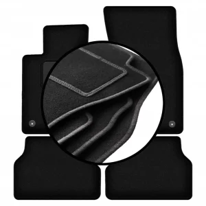 Niska cena Dywaniki welurowe komplet do: BMW 5 E61 RZEPY kombi, avant (2003-2010)