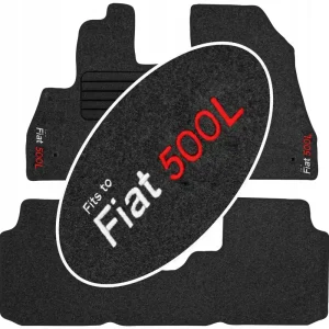 Nowość Fiat 500L 2013- Dywaniki z HAFTEM