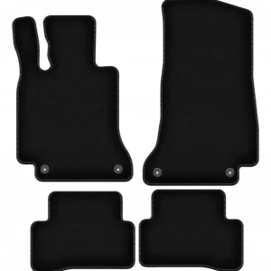 Dywaniki welurowe BASIC czarne do: Mercedes C W205 z podnóżkiem kombi, seda Zamów teraz