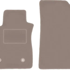 Dywaniki welurowe przednie, beżowe do: Renault Clio IV grandtour, kombi, ha Wysoka jakość