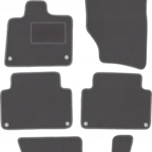 Dywaniki samochodowe grafitowe do: Audi Q7 I 4L SUV (2005-2015) Bezpieczna płatność