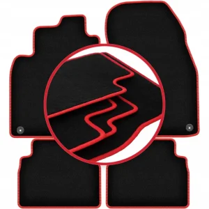 Dywaniki welurowe samochodowe LUX do Saab 9-3 II Y3SF kombi, sedan (2002-20 Autentyczny