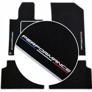 Najlepsza cena CZARNE DYWANIKI PEUGEOT 2008 I (2013-2019) PERFORMANCE FR