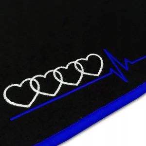 Nowość STYLOWE DYWANIKI WYCIERACZKI DO AUDI 80 B3 (1986-1991) NIEBIESKIE EKG