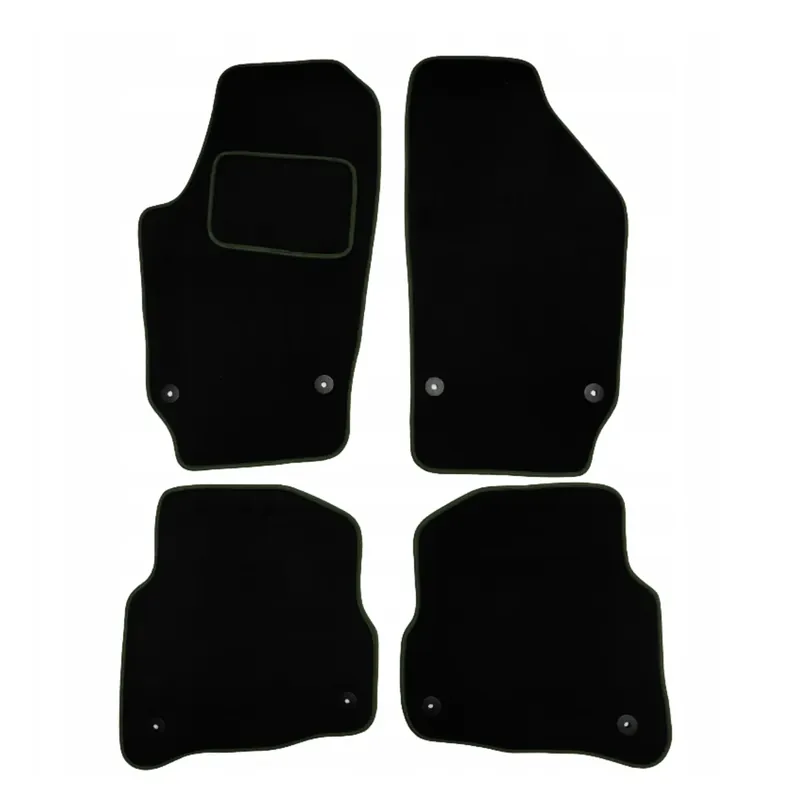 Wysoka jakość dywaniki welurowe Volkswagen Polo 9N MATY DO AUTA Polo 9N WYCIERACZKI Z