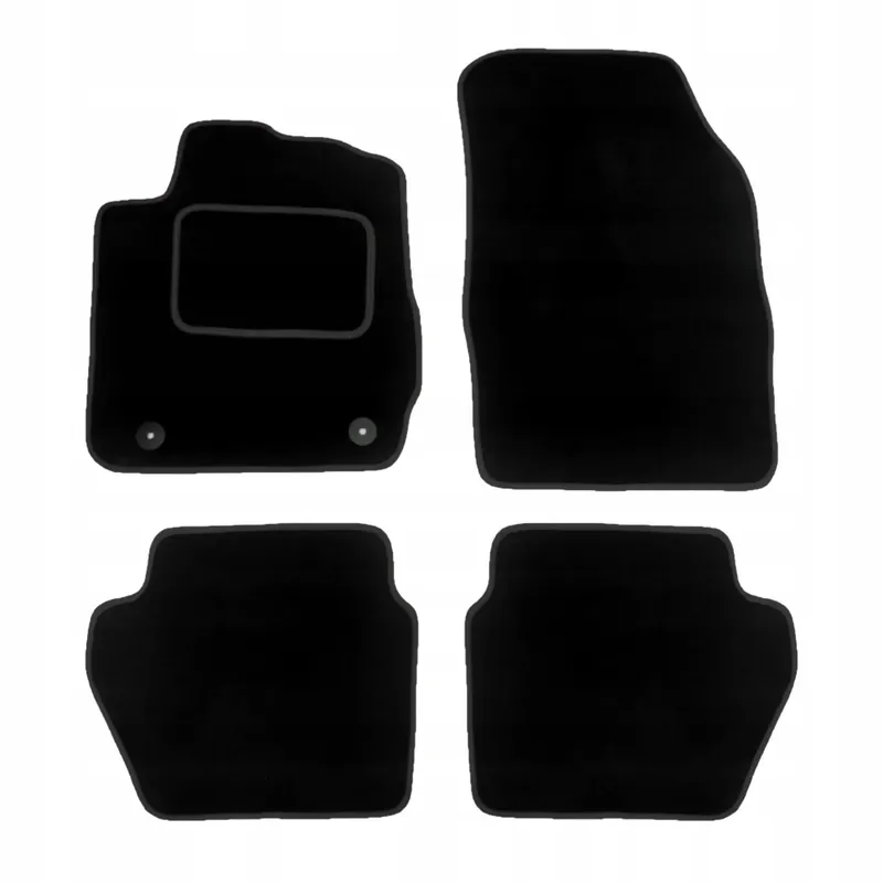 Popularny dywaniki welurowe Ford Fiesta MK7 LIFT MATY DO AUTA Fiesta WYCIERACZKI B