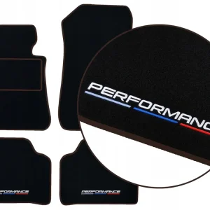 DYWANIKI WELUROWE BMW 2 G42 (2020-...) - BRĄZOWE + 4x HAFT Wysoka jakość