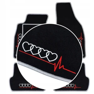 POLSKIE DYWANIKI DO AUDI A3 8V (2012-2020) JASNOSZARE, 4 HAFTY Oferta limitowana