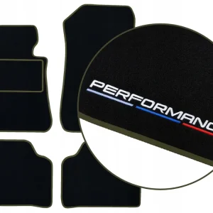 DYWANIKI WELUROWE BMW 7 E65/E66 (2001-2008) - OLIWKOWE + 2x HAFT Popularny