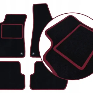 CZARNE DYWANIKI AUDI TT 8S (2014-...) BORDOWA PRZĘDZA | ST Darmowa dostawa