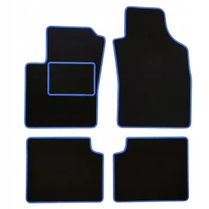 CZARNE DYWANIKI FIAT CINQUECENTO (1991-1998) NIEBIESKA LAMÓWKA | ST Niska cena