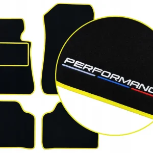 DYWANIKI WELUROWE BMW 2 F44 GRAN COUPE (2019-2024) - ŻÓŁTE + 2x HAFT Zamów teraz