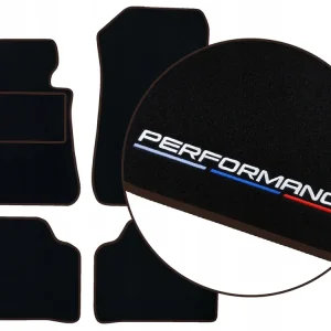 DYWANIKI WELUROWE BMW X1 E84 (2009-2015) - BRĄZOWE + 2x HAFT Wysoka jakość