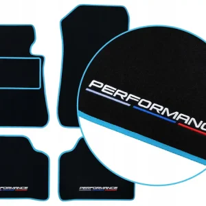 Oferta DYWANIKI WELUROWE BMW 6 F06 (2011-2018) - BŁĘKITNE + 4x HAFT